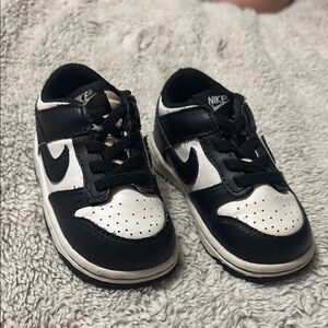 Nike Kids Black and White Sneakers